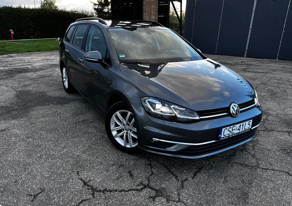 Volkswagen Golf cena 54000 przebieg: 220000, rok produkcji 2017 z Więcbork małe 529